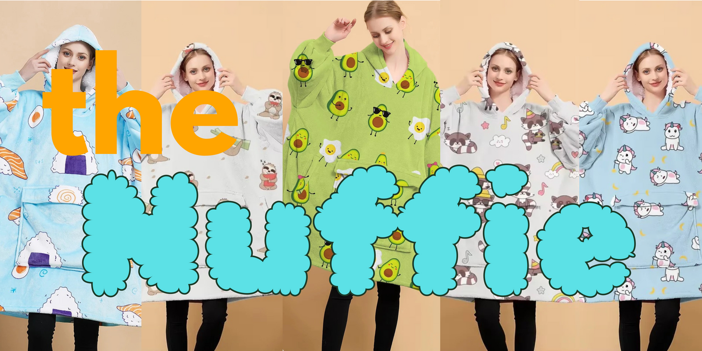 The Nuffie – Wearable Hooded Blanket (Limited Edition Prints)
